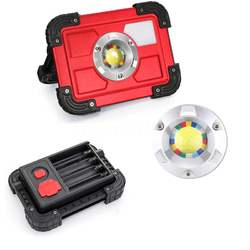 30W COB 4 Mode LED Portable USB Rechargeable Flood Light Spot Hiking Camping Outdoor Work Lamp 5