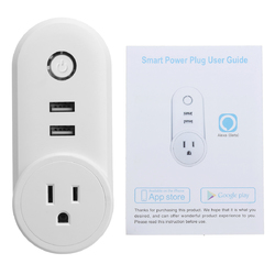 US Plug 110-230V 1250W WIFI Assistant 2 USB Alexa Voice Control APP Smart Socket Charger 3 US Plug 110-230V 1250W WIFI Assistant 2 USB Alexa Voice Control APP Smart Socket Charger - Image 3