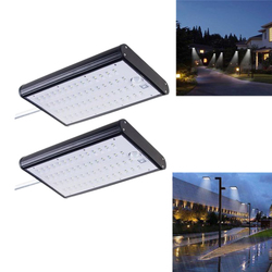 ARILUX Solar Powered 56 LED Motion Sensor Street Light 4400mAh 450lm Waterproof Wall Lamp for Outdoor Yard 2