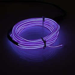 5M 8 Colors Flexible Bendable Neon EL Wire Strip Light for Dance Party Decor DC12V 2 5M 8 Colors Flexible Bendable Neon EL Wire Strip Light for Dance Party Decor DC12V - Image 2