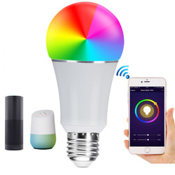 E27 7W SMD5050 600LM RGBW WIFI APP Control LED Smart Light Bulb for Alexa Google Home AC85-265V 2