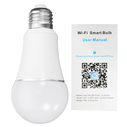 E27 7W SMD5050 600LM RGBW WIFI APP Control LED Smart Light Bulb for Alexa Google Home AC85-265V 3 E27 7W SMD5050 600LM RGBW WIFI APP Control LED Smart Light Bulb for Alexa Google Home AC85-265V - Image 3