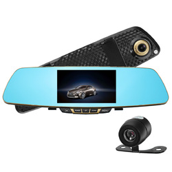 Car Rear Mirror DVR Car Drive Camera 1080P Full HD Night Vision 2