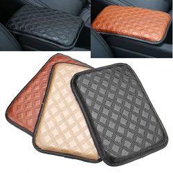Universal Car Auto Armrest Pad Cover Center Console Box Leather Cushion 3-Colors 1