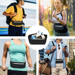 Outdoor Waterproof Bum Fitness Running Waist Belt Pouch Bag 1 Outdoor Waterproof Bum Fitness Running Waist Belt Pouch Bag