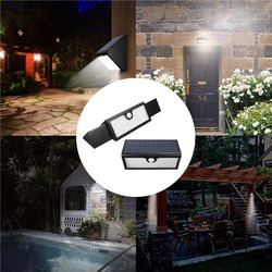 71 LED Solar Powered Motion Sensor Wall Light Stretchable Waterproof Outdoor Sercurity Lamp 2