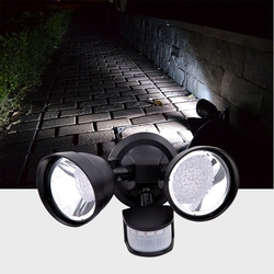 Solar Power 36 LED PIR Motion Sensor Spot Wall Light Outdoor Dual Security Flood Lamp 1