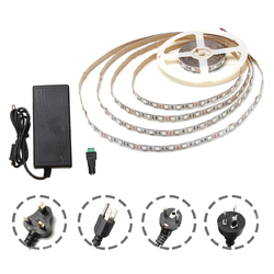 DC12V 5M Non-waterproof SMD5050 R:B 3:1 Grow LED Strip Light + 5A Power Adapter + Female Connector 2