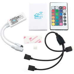 2*5M IP65 SMD2835 Flexible RGB LED Strip Light Smart WIFI Controller Alexa APP Control Kit DC12V 3 2*5M IP65 SMD2835 Flexible RGB LED Strip Light Smart WIFI Controller Alexa APP Control Kit DC12V - Image 3