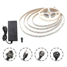 DC12V 5M Red:Blue 5:1 Non-waterproof SMD5050 Full Spectrum  LED Strip Grow Light + Power Supply