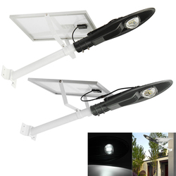 10W Solar Power Light-controlled Sensor LED Street Light Lamp With Pole Waterproof for Outdoor Road 1