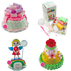 Paper Clay DIY Cake Figures With Manual SOFT Ultralight Non-Toxic Non-Brushed Magical Space Mud 2