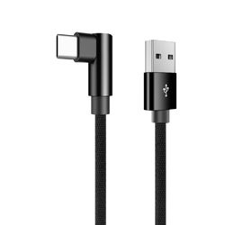 ROCK RCB0602 L Shape USB Type C phone Round Fast Charging Data Cable For Samsung S8 Xiaomi 6 2 ROCK RCB0602 L Shape USB Type C phone Round Fast Charging Data Cable For Samsung S8 Xiaomi 6 - Image 2