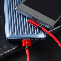 ROCK RCB0602 L Shape USB Type C phone Round Fast Charging Data Cable For Samsung S8 Xiaomi 6 7 ROCK RCB0602 L Shape USB Type C phone Round Fast Charging Data Cable For Samsung S8 Xiaomi 6 - Image 7