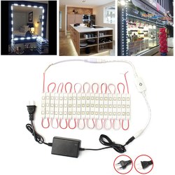 Dimmable Waterproof 12W SMD5630 60 LED Module Strip Under Cabinet Mirror Light Kit AC110-240V 2