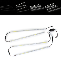 4PCS 50CM 5050SMD Waterproof LED Rigid Strip HardLight Connector Combo Kit for Outdoor Indoor DC12V 2 4PCS 50CM 5050SMD Waterproof LED Rigid Strip HardLight Connector Combo Kit for Outdoor Indoor DC12V - Image 2