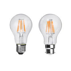E27 B22 6W A60 Non-Dimmable COB LED Plant Grow Light Bulb for Hydroponics Greenhouse AC85-265V 2