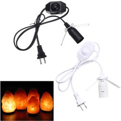 1M E12 Socket Bulb Adapter US Plug with Dimmer Cable Cord Switch for Himalayan Salt Lamp Electric 2