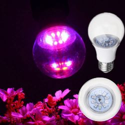 5W E27 5730 Full Spectrum 10 LED Grow Light Bulb Reb:Blue 4:1 for Tent Indoor Greenhouse AC100-265V 1 5W E27 5730 Full Spectrum 10 LED Grow Light Bulb Reb:Blue 4:1 for Tent Indoor Greenhouse AC100-265V