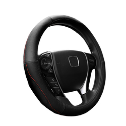 ROCK RPH0859 Car Steering Wheel Covers Genuine Leather Anti-slip Protector 37-38cm Universal 1