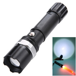 XANES 808 350Lumens Brightness Long-rang Research Zoomable LED Flashlight Suit with 18650+Charger+Car Charger 2