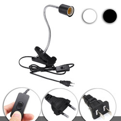 30CM E27 Flexible Pet Heat LED Light Bulb Adapter Lamp Holder Socket with Clip On Off Switch 1 30CM E27 Flexible Pet Heat LED Light Bulb Adapter Lamp Holder Socket with Clip On Off Switch