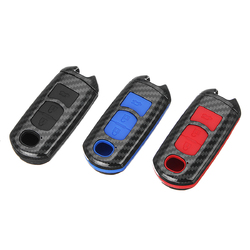 ABS Carbon Fiber Remote Smart Car Key Case/Bag Cover Fob Shell for Mazda 3/5/6/CX3/CX5 1