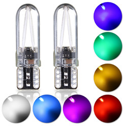 T10 W5W COB LED Car Side Marker Lights Filament Bulb License Plate Reading Lamp CANBUS NO ERROR 2W 1 T10 W5W COB LED Car Side Marker Lights Filament Bulb License Plate Reading Lamp CANBUS NO ERROR 2W