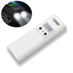 3 in1 TOMO New K2 LCD Display USB Rechargeable Flashlight & DIY Rapid 18650 Battery Charger & Outdoor Travel Power Bank 2