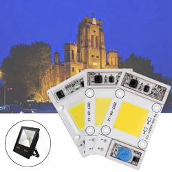 LUSTREON 50W Non-drive Thunder Protection COB LED Chip for DIY Flood Light Spotlight AC180-300V 1