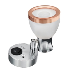 12V 3W LED Interior Frosted Glass LED Mini Spot Light Reading Night Lamp for Caravan Cabinet 6 12V 3W LED Interior Frosted Glass LED Mini Spot Light Reading Night Lamp for Caravan Cabinet - Image 6