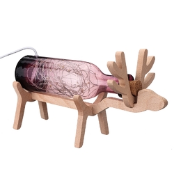 LED Glass Fairy Elk Deer Light Bottle Jar Night Light Table Lamp Christmas Home Decor Gift 5 LED Glass Fairy Elk Deer Light Bottle Jar Night Light Table Lamp Christmas Home Decor Gift - Image 5