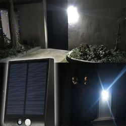Waterproof IP65 PIR Sensor 24 LED Solar Light White/Black Shade White Light Wall Lamp Outdoor Genden 3 Waterproof IP65 PIR Sensor 24 LED Solar Light White/Black Shade White Light Wall Lamp Outdoor Genden - Image 3