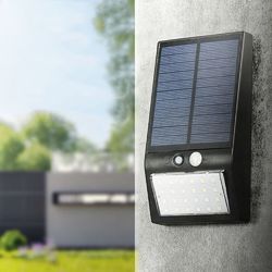 Waterproof IP65 PIR Sensor 24 LED Solar Light White/Black Shade White Light Wall Lamp Outdoor Genden 4 Waterproof IP65 PIR Sensor 24 LED Solar Light White/Black Shade White Light Wall Lamp Outdoor Genden - Image 4