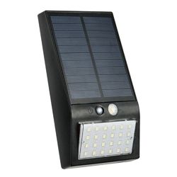 Waterproof IP65 PIR Sensor 24 LED Solar Light White/Black Shade White Light Wall Lamp Outdoor Genden 5 Waterproof IP65 PIR Sensor 24 LED Solar Light White/Black Shade White Light Wall Lamp Outdoor Genden - Image 5