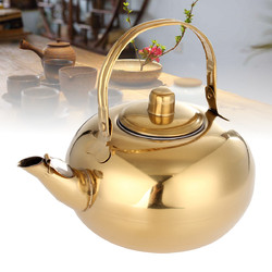 Stainless Steel Tea Pot Kettle Removable Infuser Filter Tea Pot 14/16/18/20cm 3
