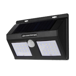 40 LED Solar Powered PIR Motion Sensor Wall Lamp Waterproof Security White Light Garden Outdoor 2