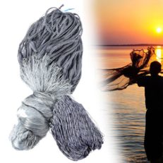 ZANLURE 30?—1.8m Nylon Outdoor Fishing Grill Net Mesh 4?—4cm Fishing Tackle Trap Accessories