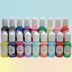 15g Solid Color Pigment 18 Colors UV Resin Crystal Glue Colorant Dyes DIY Art Craft Sealing Bottle 1