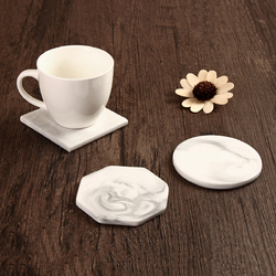 3 Pattern Marble Ceramic Texture Drink Coffee Tea Cup Mat Anti-Slip Cup Mat 6