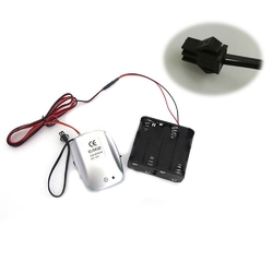 Battery Powered Voice Controller Power Supply LED Driver for 1-6M El Wire Light DC12V 1