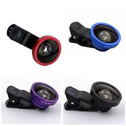 SUPER WIDE Clip and Snap Lens for iPhone and any Smartphone - Color: Black 2