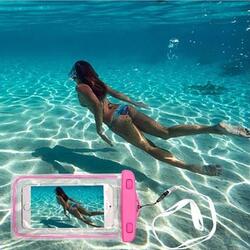 EverGlow WaterProof Pouch For Your Smartphone And Essentials - Color: Pink 2