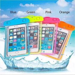 EverGlow WaterProof Pouch For Your Smartphone And Essentials - Color: Orange 2