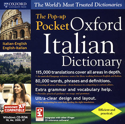 The Pop-Up Pocket Oxford Italian Pocket Dictionary for Windows 1