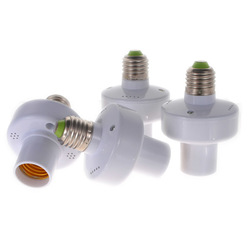 E27 Wireless Remote Control Lamp Holders Set White 3