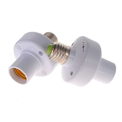 E27 Wireless Remote Control Lamp Holders Set White 4