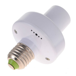 E27 Wireless Remote Control Lamp Holders Set White 7