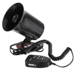 12V Loud Horn Car Auto Van Truck Motorcycle With 6 Sounds PA System 2