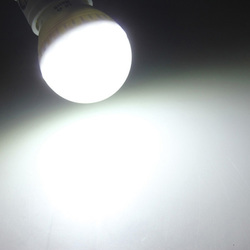 E26 6W Pure White Medium Base 24 SMD 5050 LED Energy Saving Bulb 110V 2